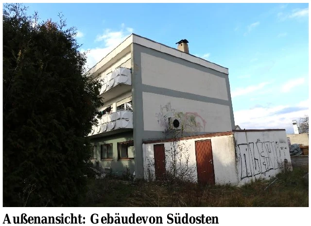 Mehrfamilienhaus mit gewerblichem Nutzungsanteil und 2 Garagenzeilen (insges. 6 Einzelgaragen) in Augsburg — Bild 3