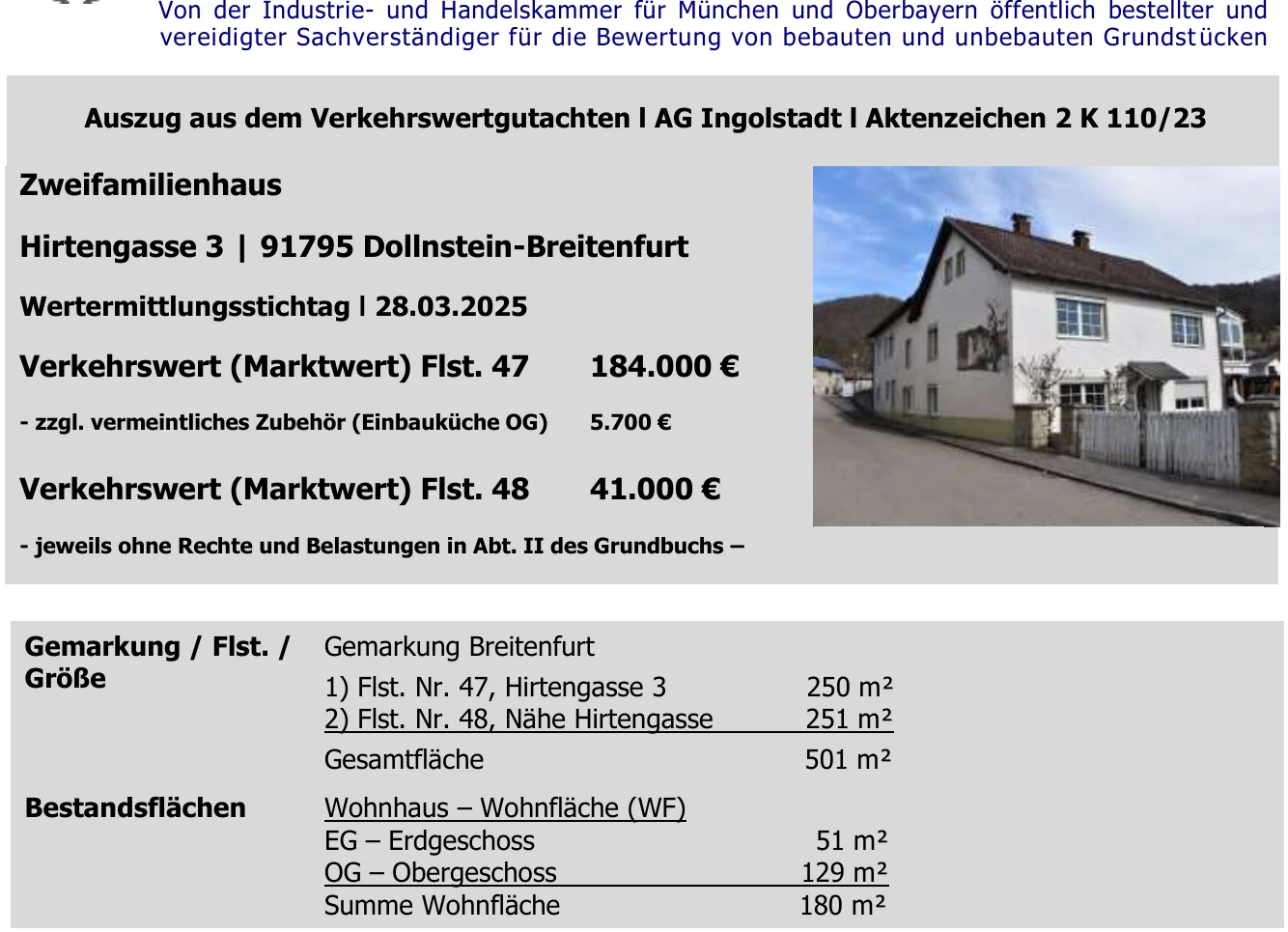 Zweifamilienhaus in Dollnstein — Bild 2