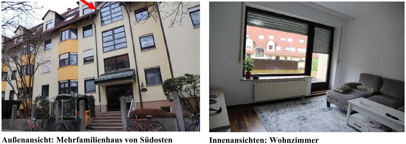 Eigentumswohnung (3 bis 4 Zimmer), Kfz-Stellplatz (Tiefgarage) in Augsburg — Bild 2